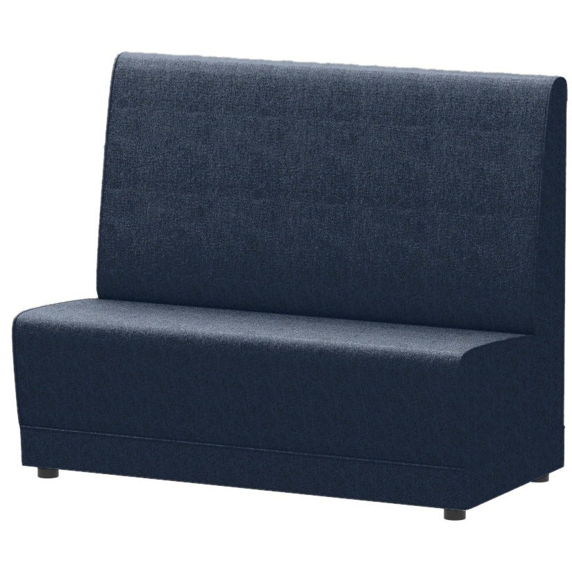 システムソファ ハイバック(高さ1，000mm) 2人用(幅1，200mm) 布張り