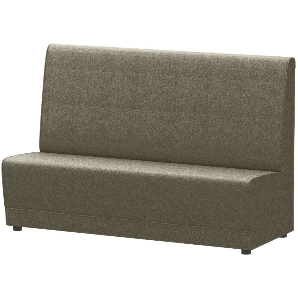 PD・SK-002・S15・H・AL_CL-36C システムソファ ハイバック(高さ1，000mm) 2.5人用(幅1，500mm) PVCレレザー張り ファミレスベンチ ボックスソファ 1台 オリバー 【通販モノタロウ】