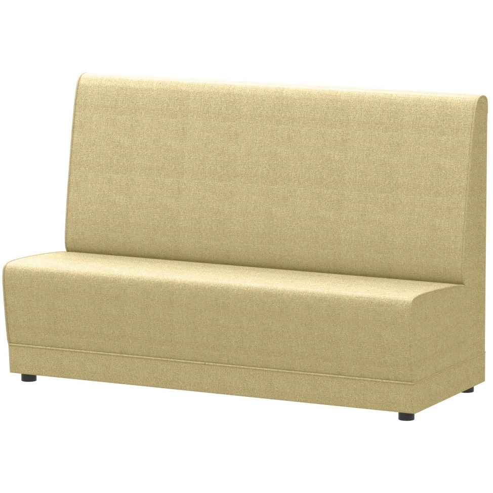 PD・SK-002・S15・H・AL_CL-36K システムソファ ハイバック(高さ1，000mm) 2.5人用(幅1，500mm) PVCレレザー張り ファミレスベンチ ボックスソファ 1台 オリバー 【通販モノタロウ】