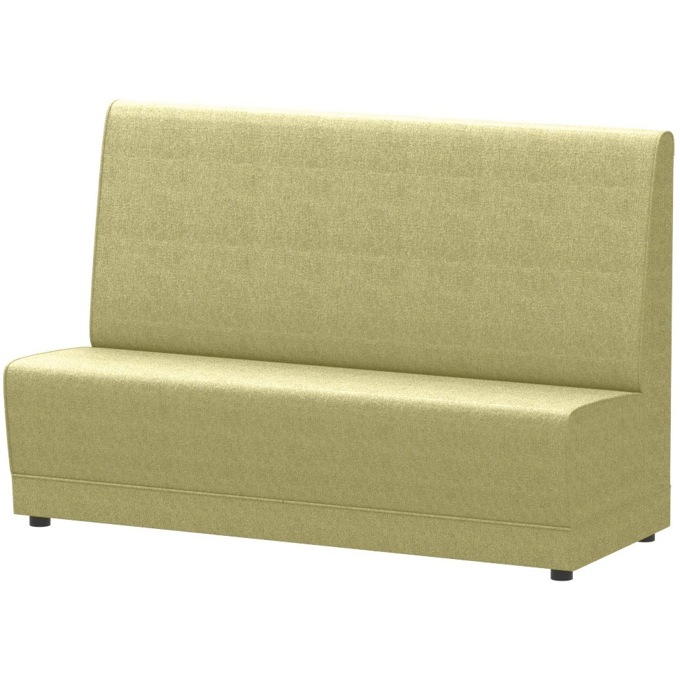 PD・SK-002・S15・H・AL_CL-36M システムソファ ハイバック(高さ1，000mm) 2.5人用(幅1，500mm) PVCレレザー張り ファミレスベンチ ボックスソファ 1台 オリバー 【通販モノタロウ】 40,287円