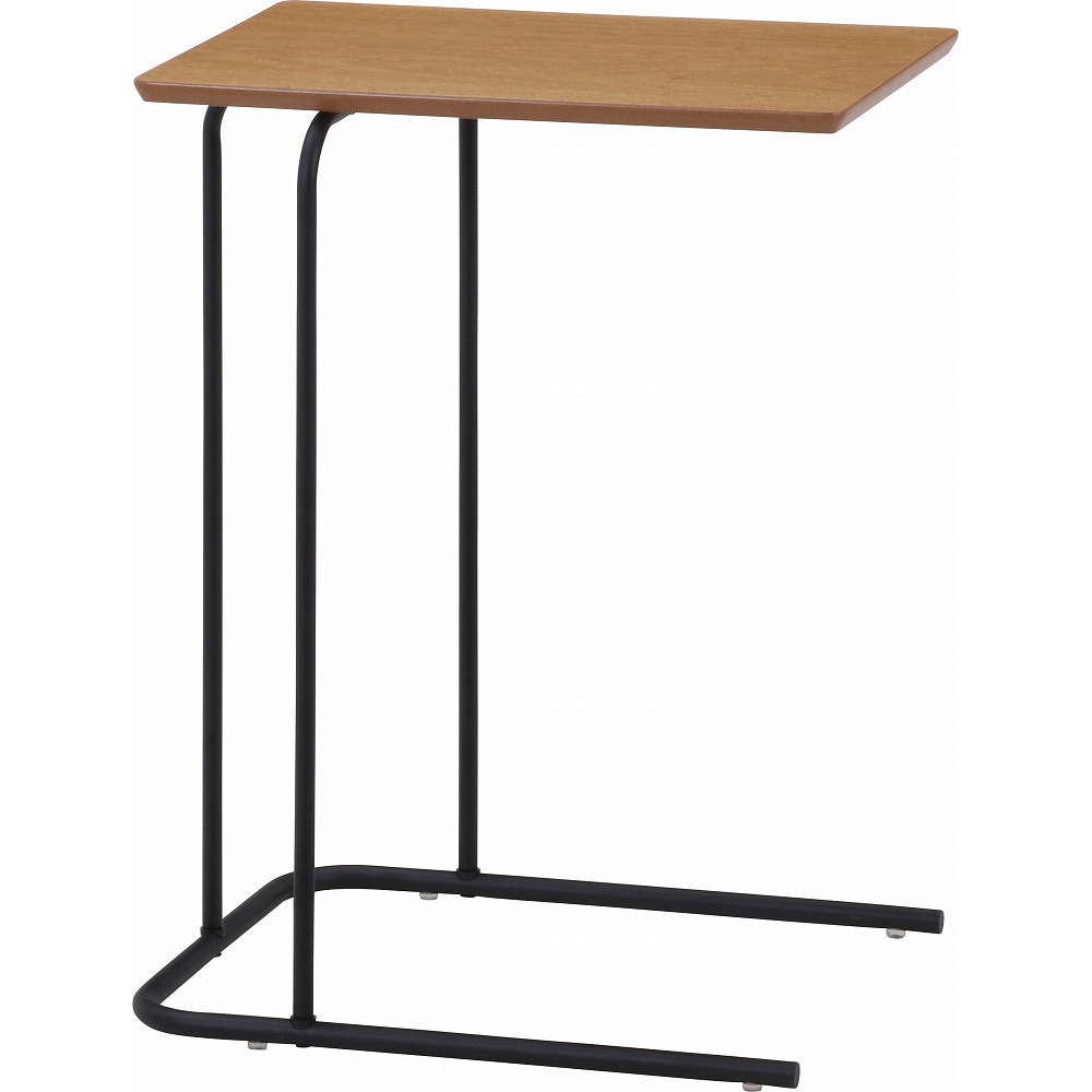 14999 突板サイドテーブル NA 不二貿易 ナチュラル色 高さ600mm幅350mm奥行460mm