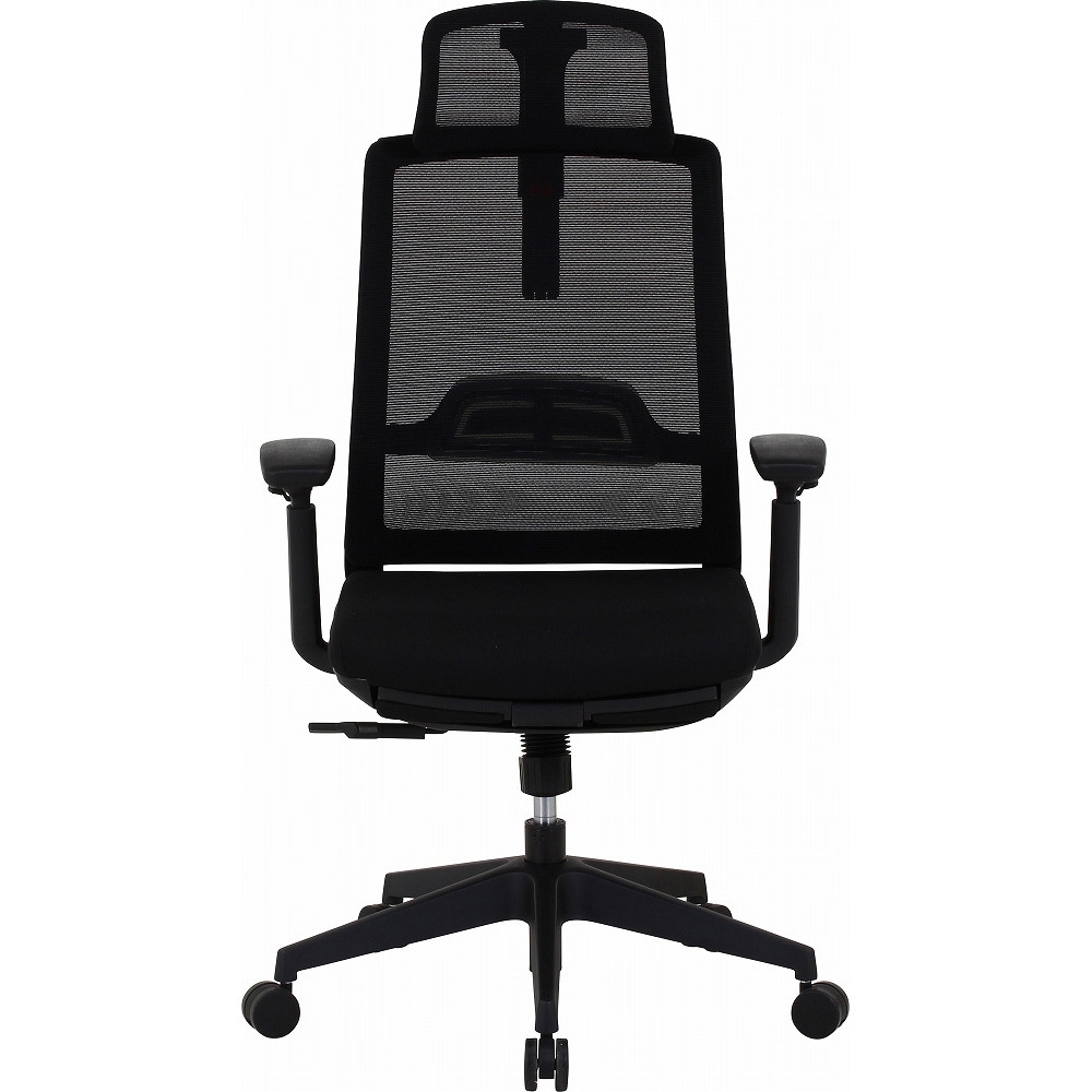 37914 オフィスチェア ダービット 不二貿易 キャスターあり 色BK