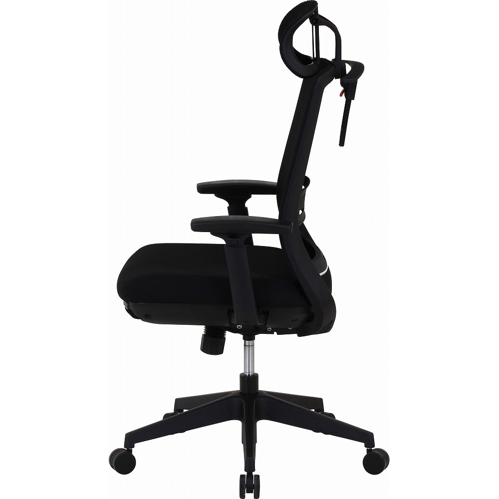 37914 オフィスチェア ダービット 不二貿易 キャスターあり 色BK