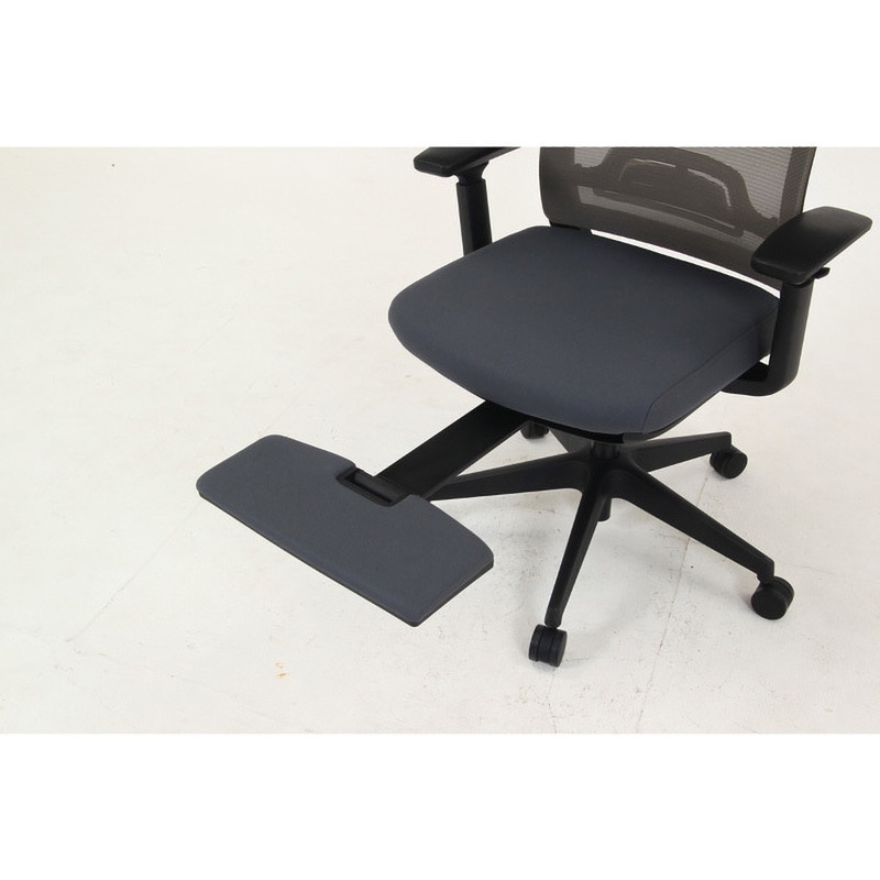 37915 オフィスチェア ダービット 不二貿易 キャスターあり 色GY