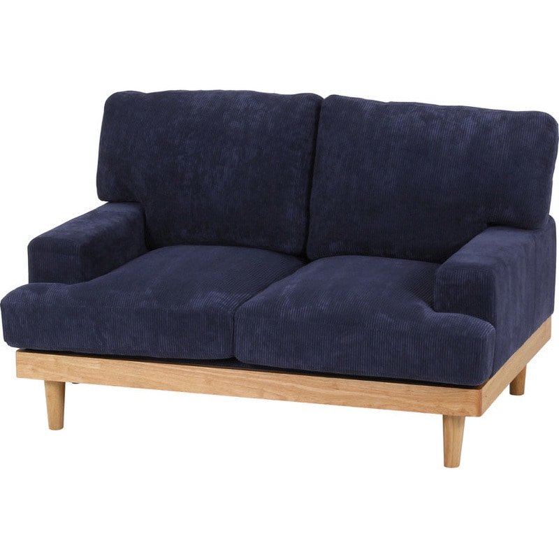 55093 コーデュロイソファ フェリーチェ 2P 不二貿易 色NV 本体幅