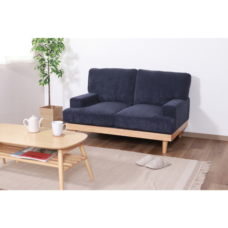 55093 コーデュロイソファ フェリーチェ 2P 不二貿易 色NV 本体幅