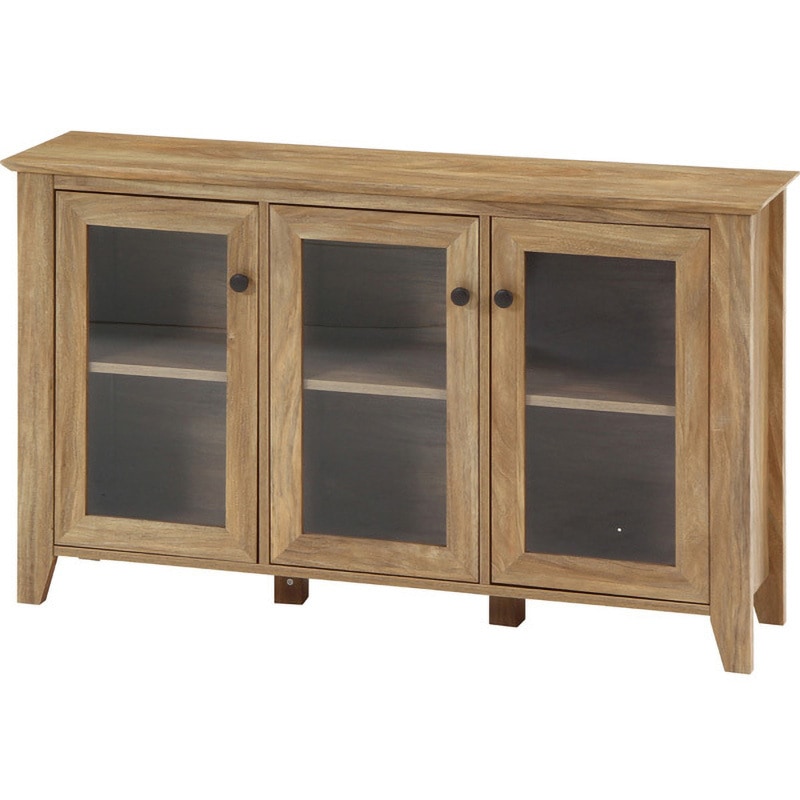 展示品 カンディハウス リビングキャビネット　 ※側面に日焼けあり 68661 シエロ(cielo) ワイドリビングキャビネット 不二貿易 2段