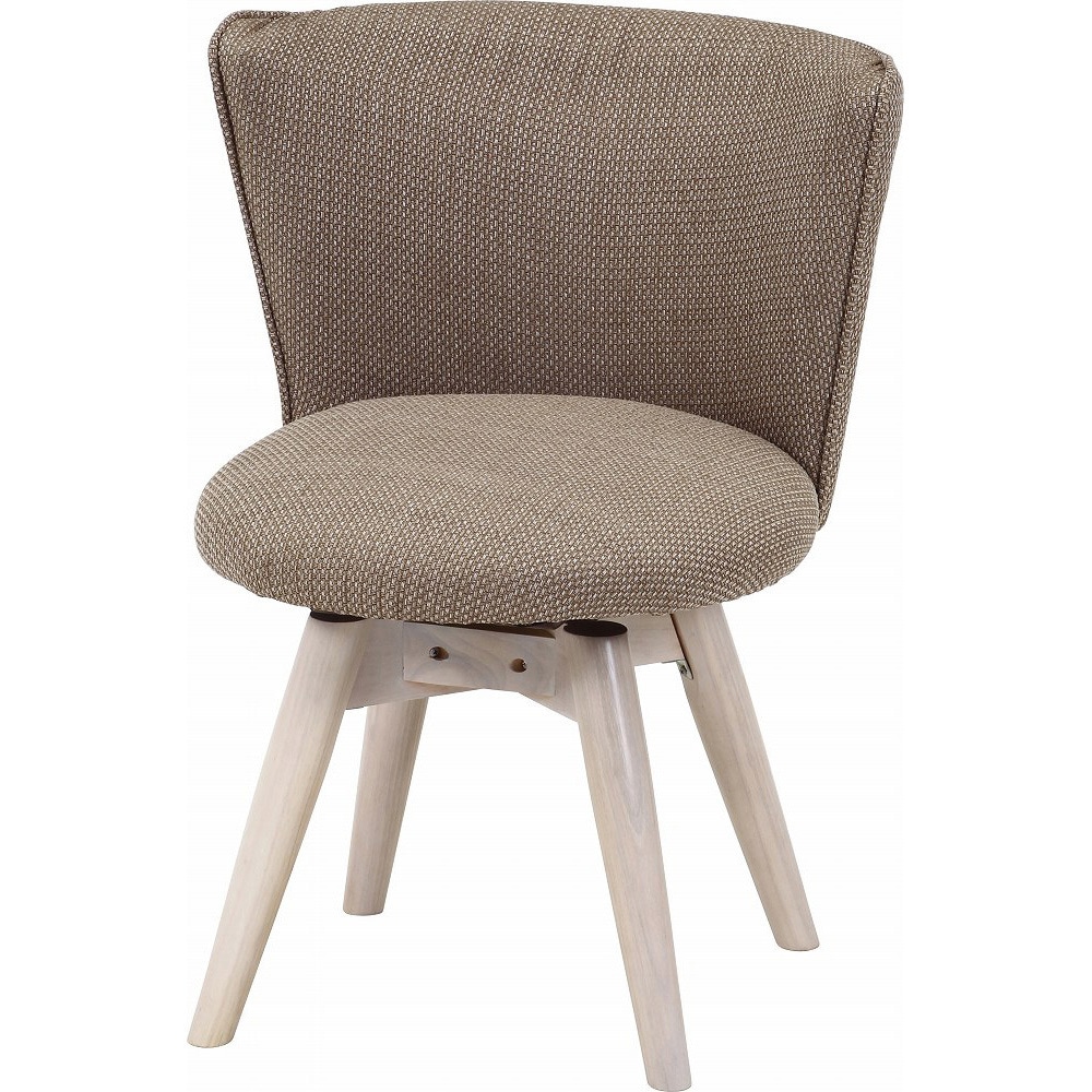 70568 ダイニングチェア クラム ファブリック 不二貿易 外寸法500×520×680mm