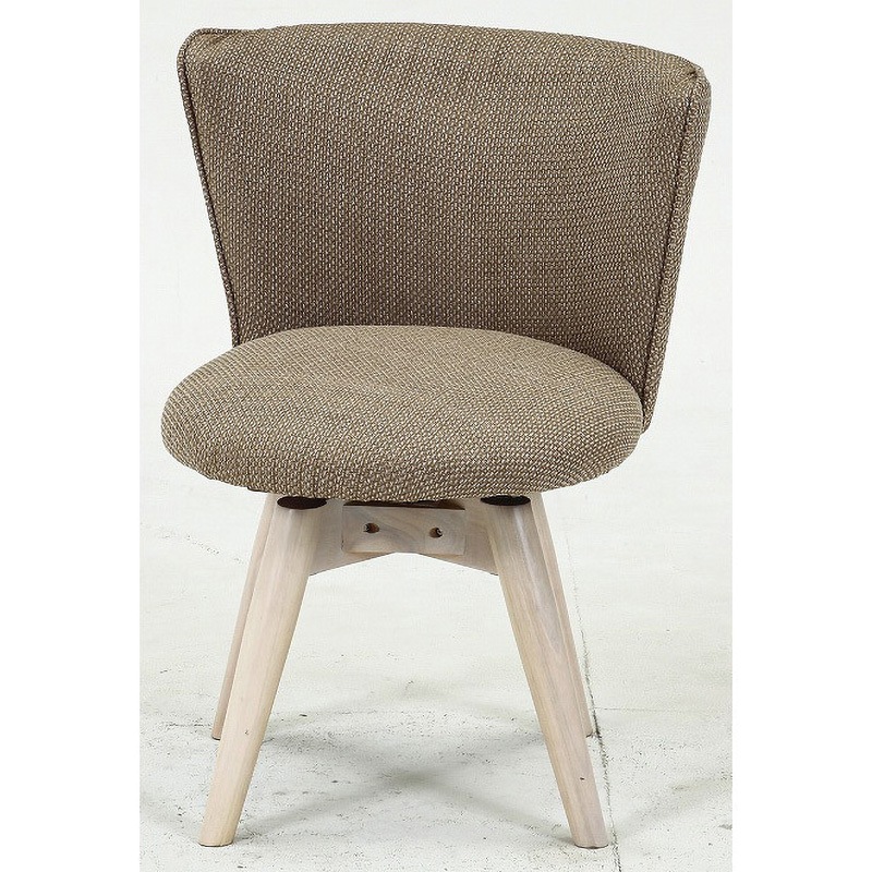 70568 ダイニングチェア クラム ファブリック 不二貿易 外寸法500×520