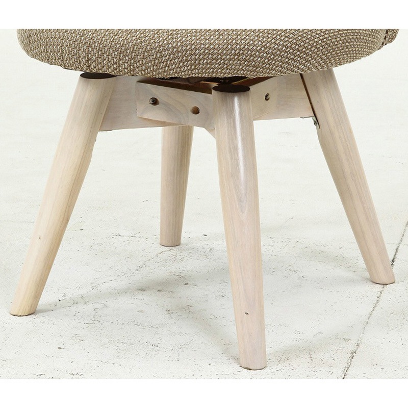 70568 ダイニングチェア クラム ファブリック 不二貿易 外寸法500×520