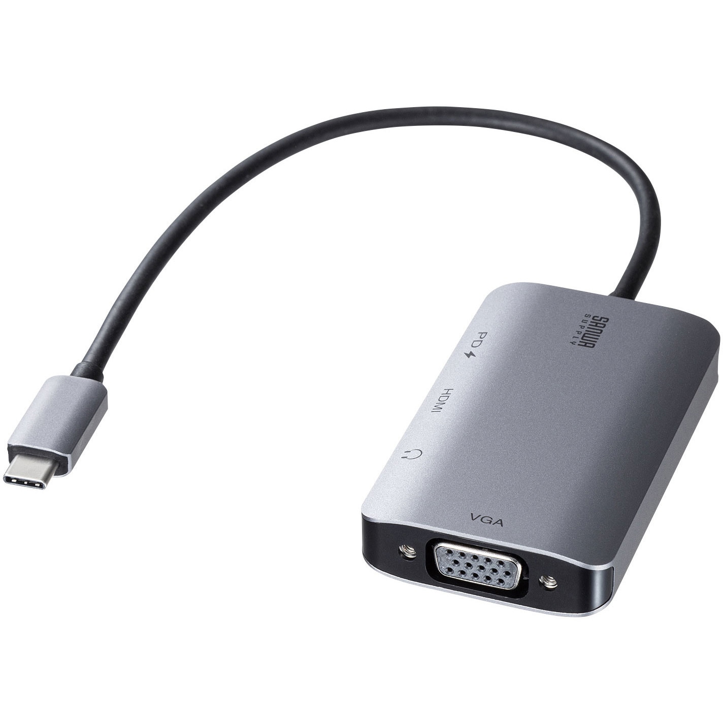 AD-ALCHV02 変換アダプタ サンワサプライ USB Type-C(PC接続側) 0.2m 規格HDMI1.4