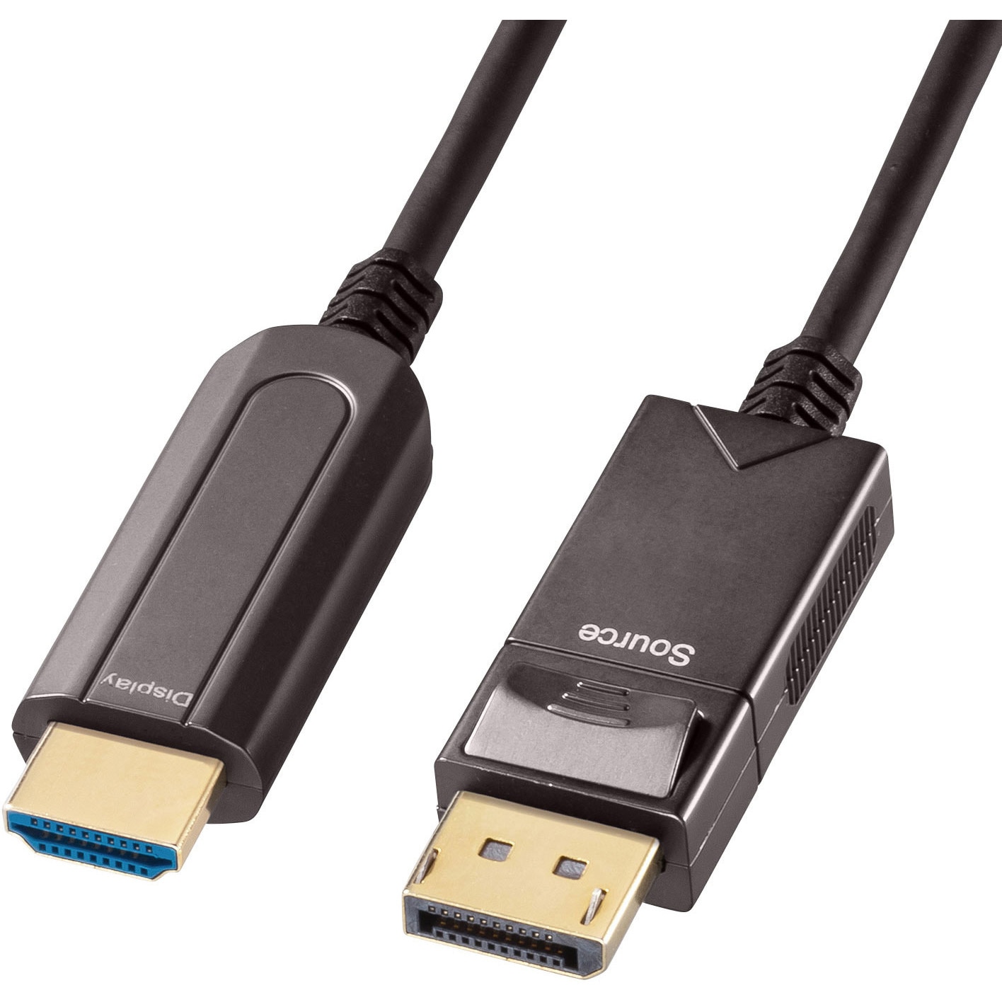 サンワサプライ DisplayPort-HDMI変換光ファイバーケーブル 30m KC-DPHDFB300 サンワサプライ DisplayPort-HDMI変換光ファイバーケーブル 10m KC
