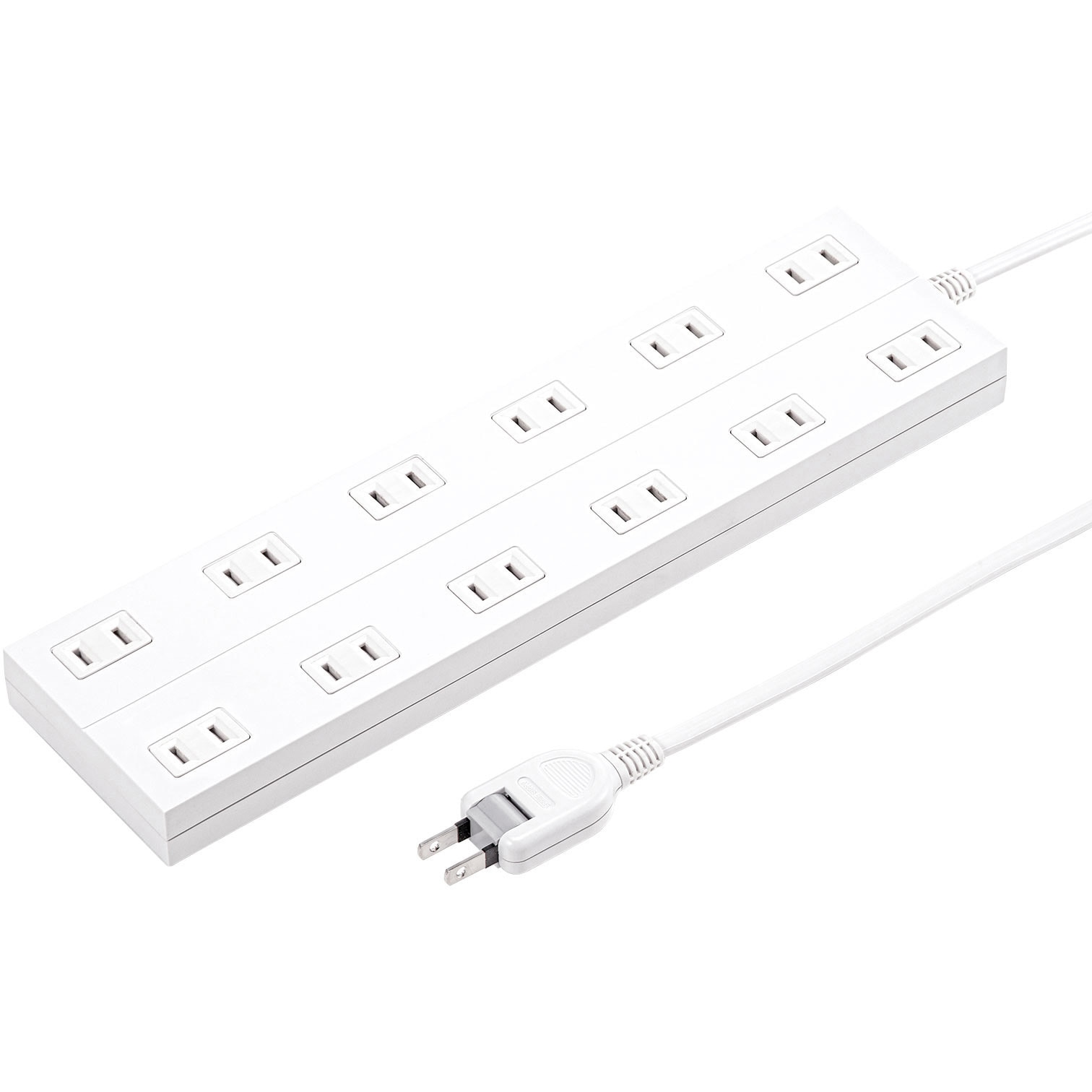 TAP-2312-1W 電源タップ サンワサプライ 12口 2P マグネットあり 電源