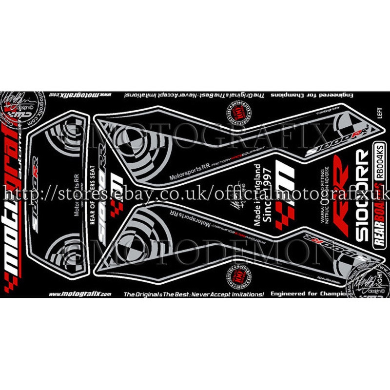 RB004KS REAR BODY PAD MOTO GRAFIX (モトグラフィックス) 適合車種BMW S1000RR(09-11)   RB004KS