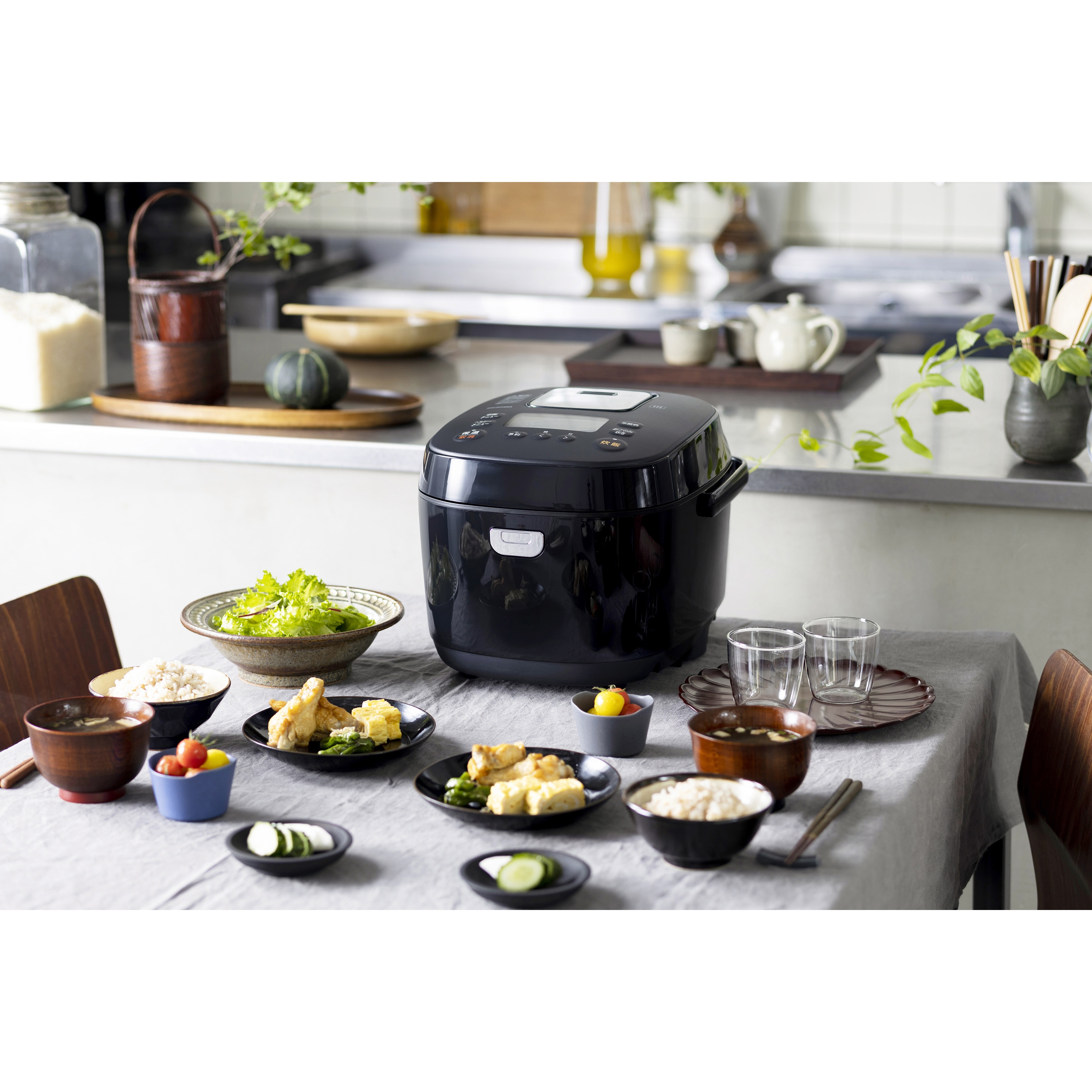 RC-IK10-B IHジャー炊飯器10合 アイリスオーヤマ ブラック色 - 【通販