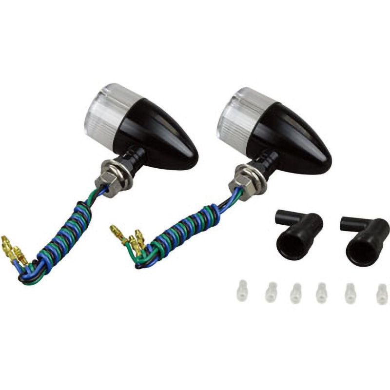 091499-N6 削り砲弾 黒/クリ バルブ無W球 1個 POSH Faith 【通販モノタロウ】