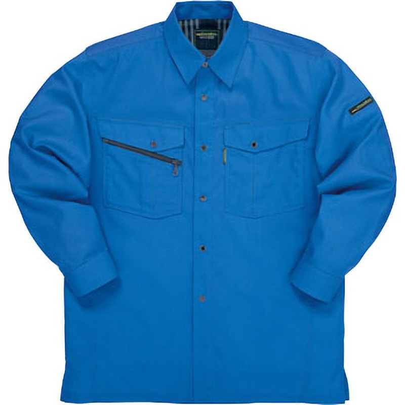 25580 長袖シャツ 25580 クロダルマ サイズ4L着丈80cm