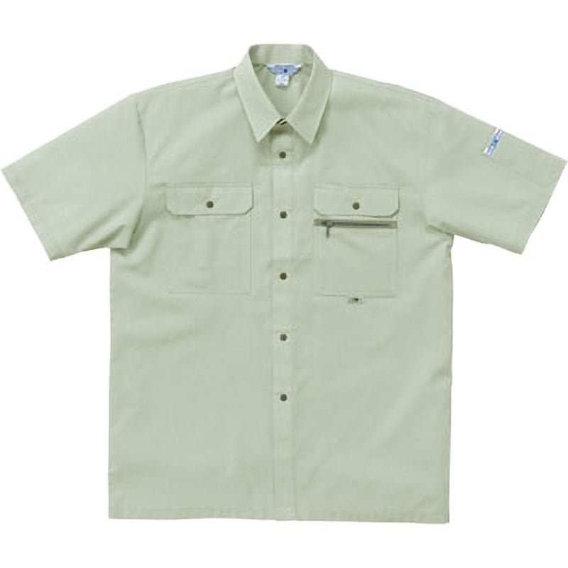 2646 半袖シャツ 2646 クロダルマ ライトグリーン色 サイズS着丈72cm