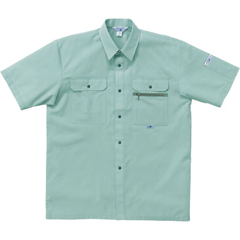 2646 半袖シャツ 2646 クロダルマ ライトアクアグリーン色 サイズS着丈72cm