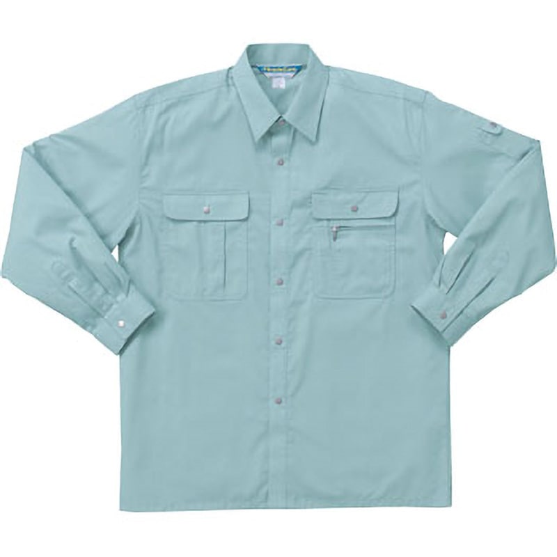 2536 長袖シャツ(カッター式) 2536 クロダルマ サイズS着丈72cm