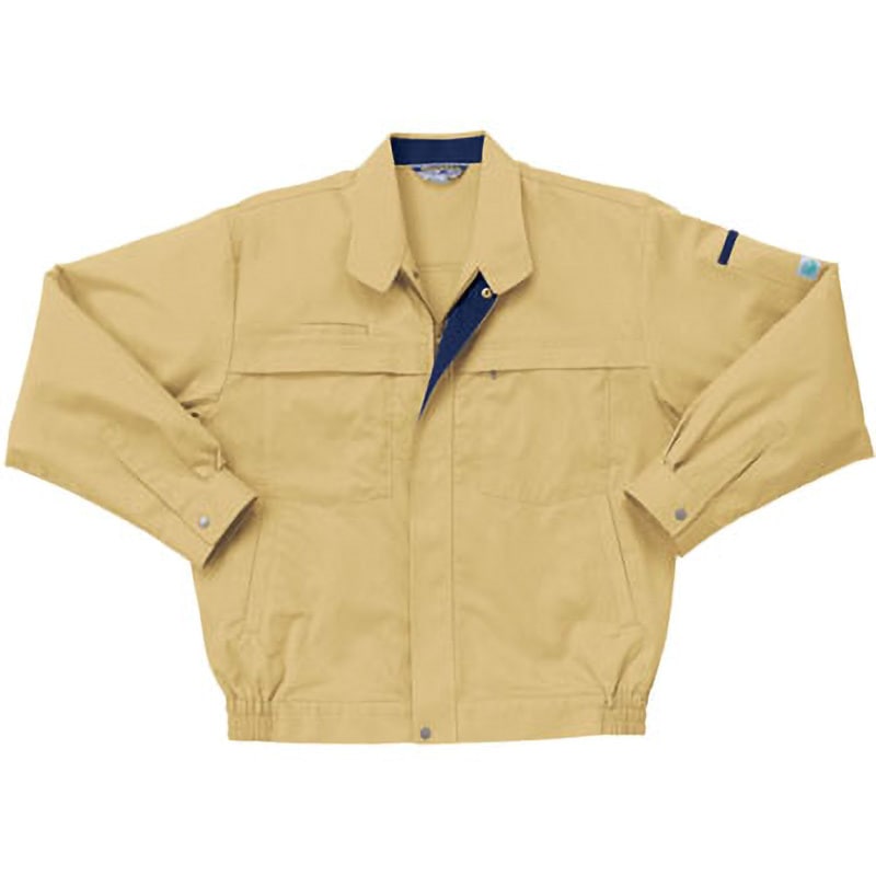 253701 長袖ジャンパー 253701 クロダルマ マスタード色 S着丈61cm