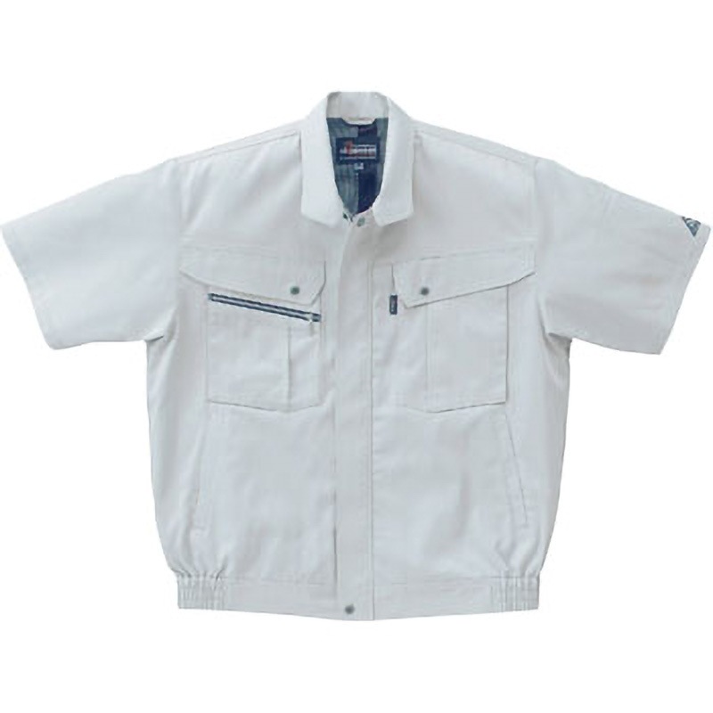 264931 半袖ジャンパー 264931 クロダルマ シルバーグレー色 4L着丈71.5cm