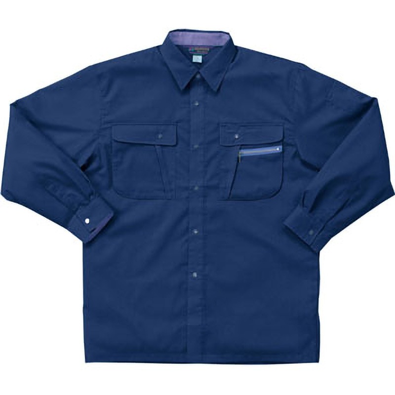 25011 長袖シャツ 25011 クロダルマ サイズS着丈72cm