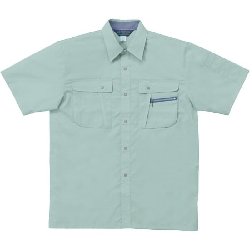 クロダルマ 半袖シャツ スモークグリン S 【品番：26011-890-S