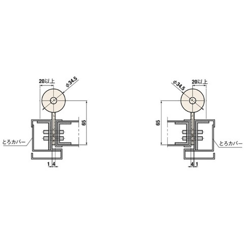 733SR オートヒンジ 700シリーズ 733型 1組 日東工器 【通販モノタロウ】