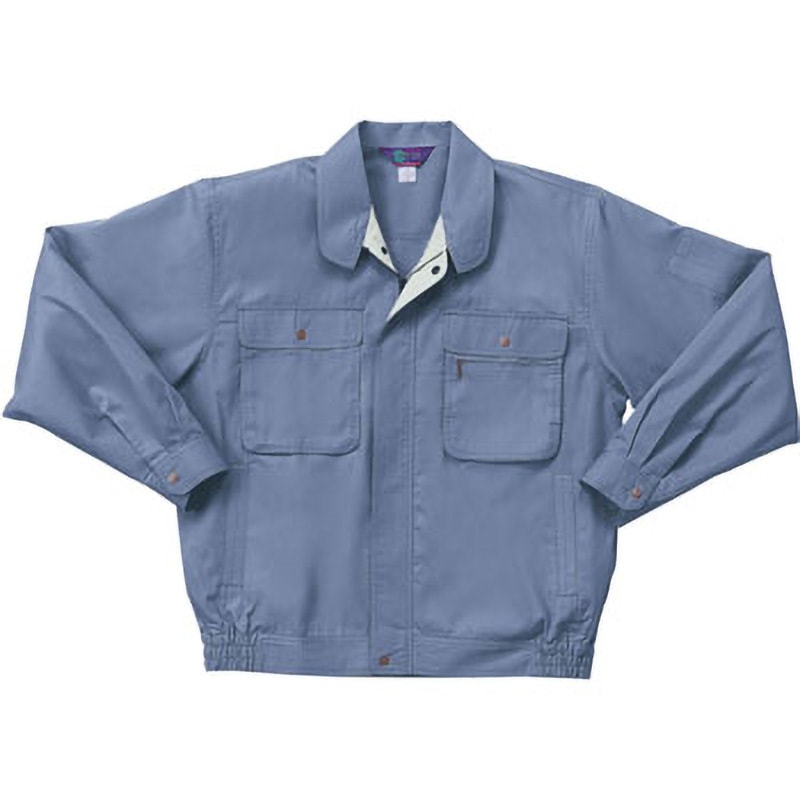 25070 長袖ジャンパー 25070 クロダルマ シャドーブルー色 L着丈65cm