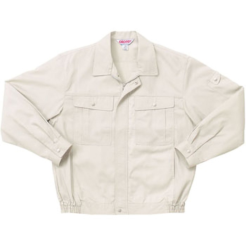 2541 長袖ジャンパー 2541 クロダルマ アイボリー色 S着丈62cm