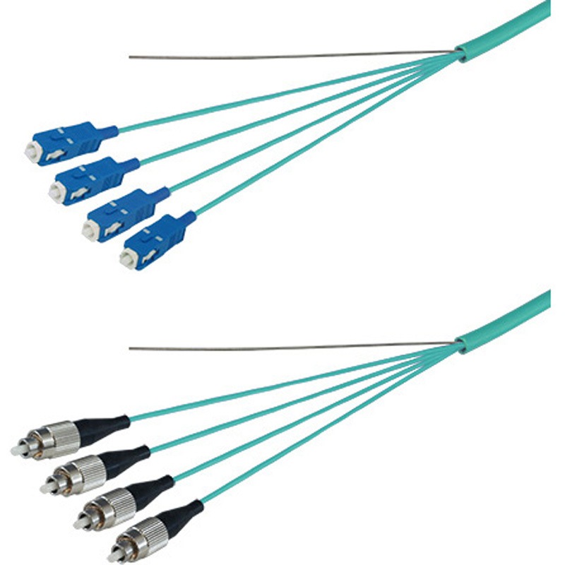 DFC-MM(OM3)SCFC-RMT41(30M) 光ファイバーケーブル (OM3マルチモード/SC-FC/屋内用(補強)/4芯) ダイヤトレンド 補強タイプ SCコネクタ⇔FCコネクタ 30m