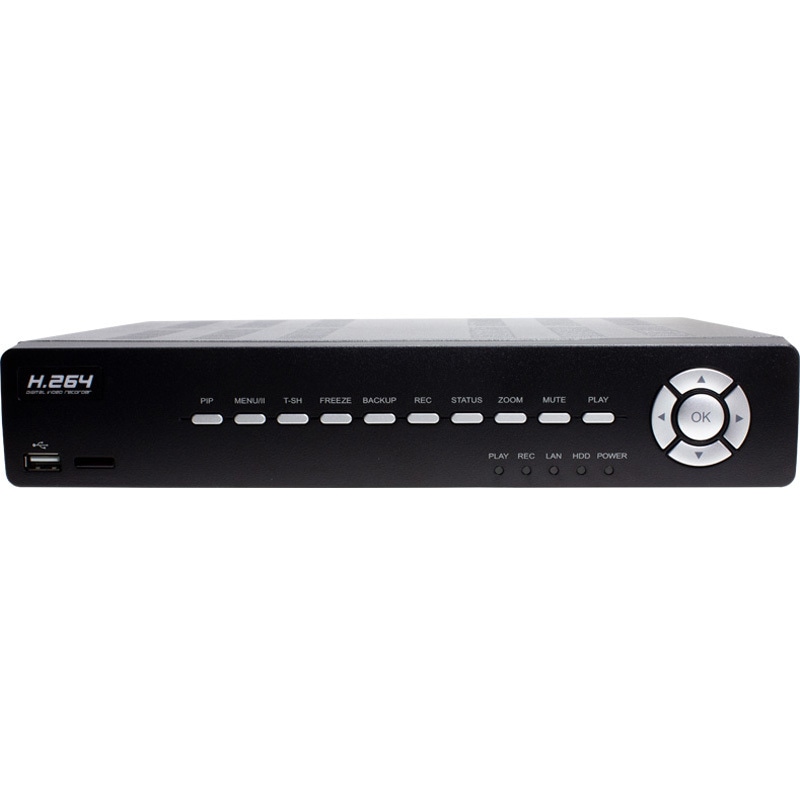 顔認識付き アナログ IP 対応 防犯 カメラ DVR 録画機 2TB HDD付 WTW-DA6165Y-2TB 防犯カメラ用 レコーダー AHD・IPカメラ