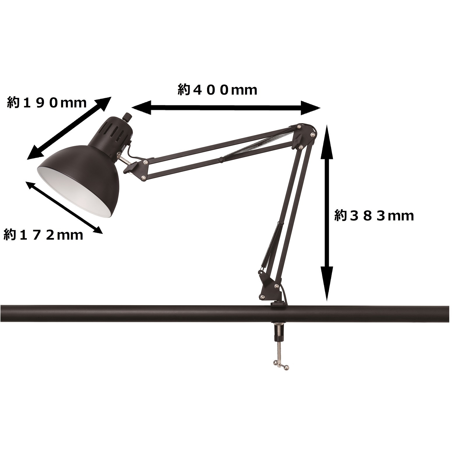 SL-106BNDZ クランプ式アームライト 1台 東京メタル 【通販モノタロウ】