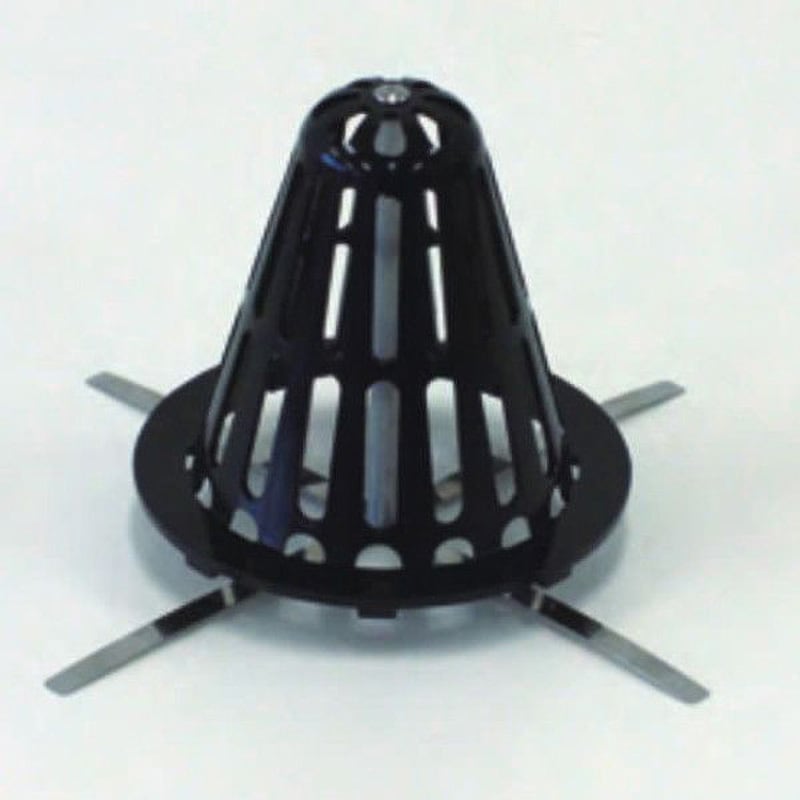 shichanyuuchan　内径調整有り 山装 ダモ改修ストレーナ タテ型 M 50φ〜100φ用 黒 ブラック 1個
