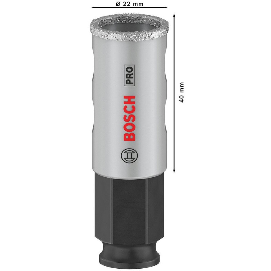 2608901554 磁器タイル用乾式ダイヤモンドホールソー BOSCH(ボッシュ