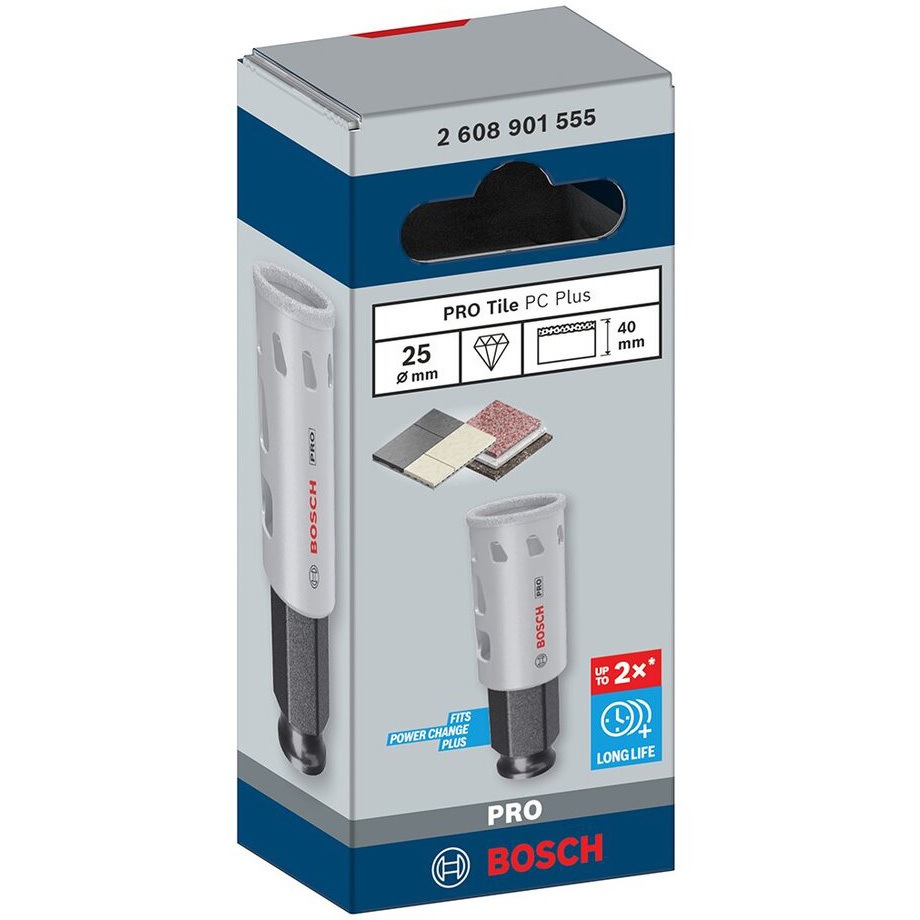 2608901555 磁器タイル用乾式ダイヤモンドホールソー BOSCH(ボッシュ