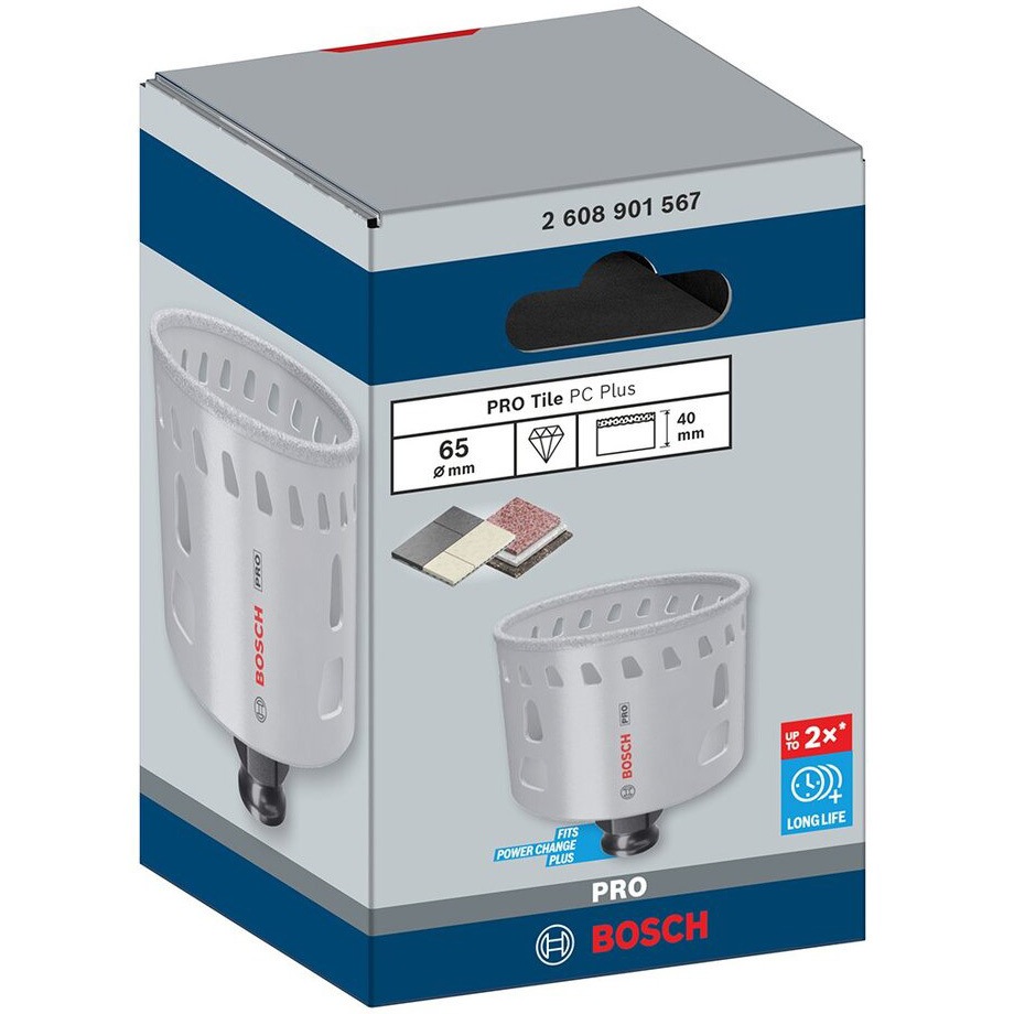 2608901567 磁器タイル用乾式ダイヤモンドホールソー BOSCH(ボッシュ