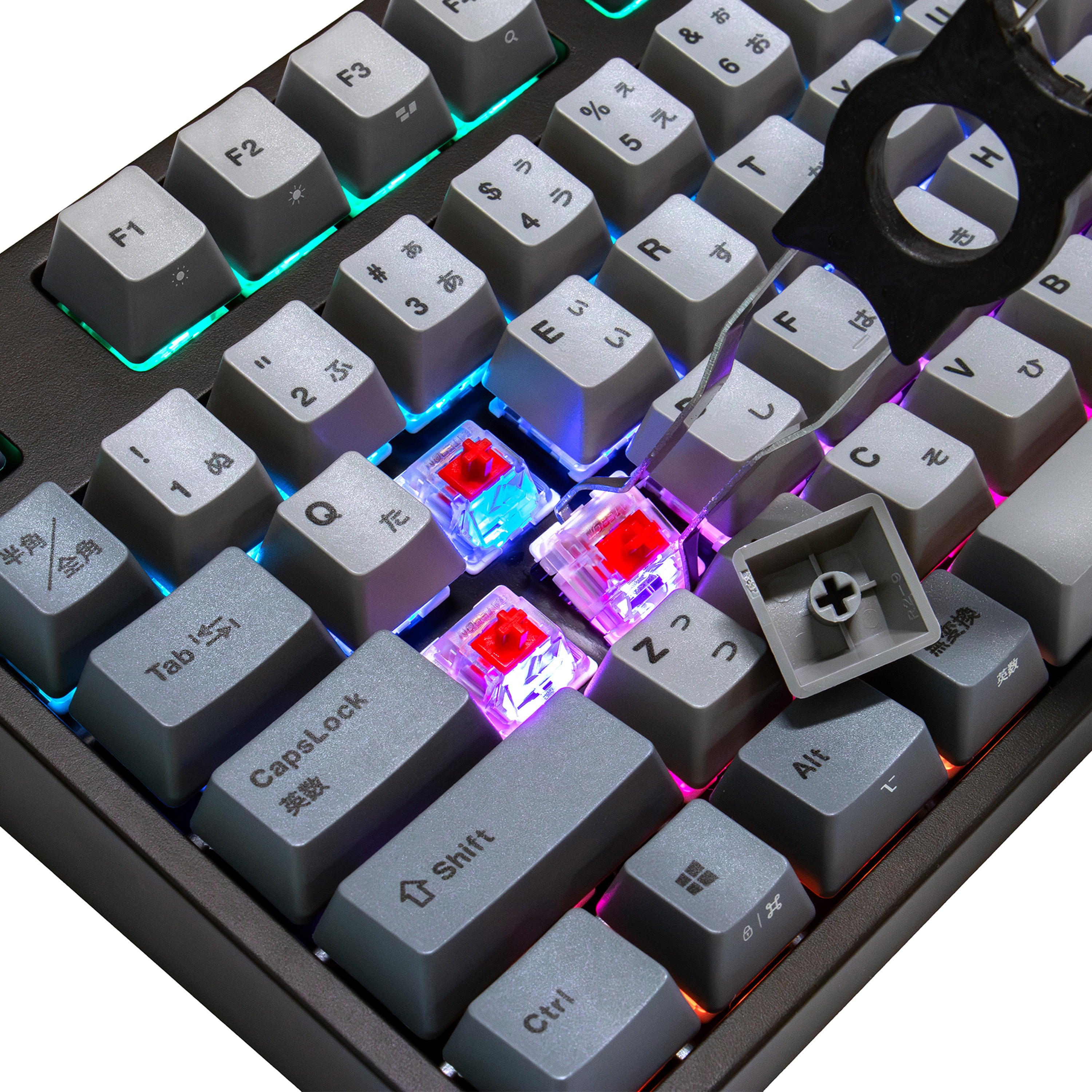 IK-CD108-G/RD-RGB-BK 112キーメカニカルキーボード プリンストン