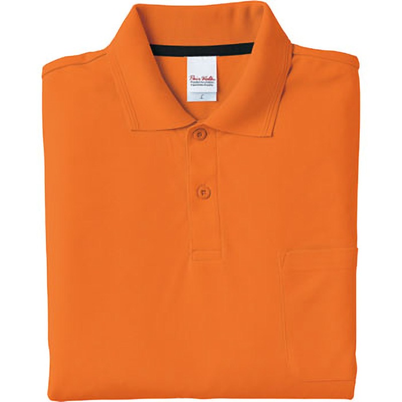 26415-1 半袖ポロシャツ(脇スリット) 26415-1 クロダルマ オレンジ色