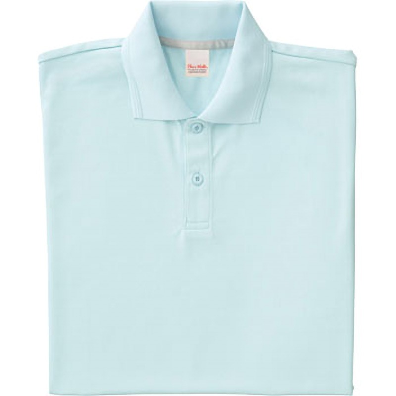 26415 半袖ポロシャツ(脇スリット) 26415 クロダルマ サックス色