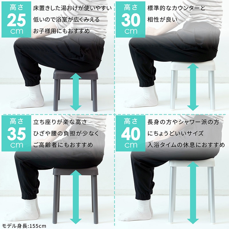 即購入OK] 特大サイズ！高野槙 超豪華赤身風呂椅子 スツール