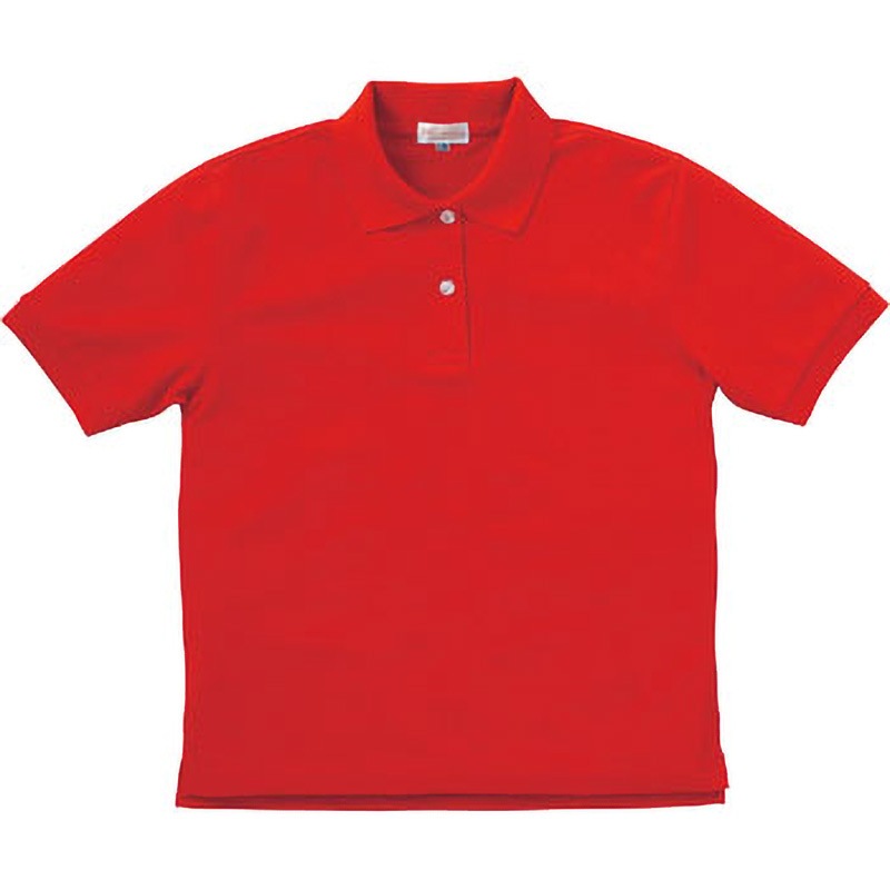 26441L レディース半袖ポロ 26441L クロダルマ レッド色 サイズLL
