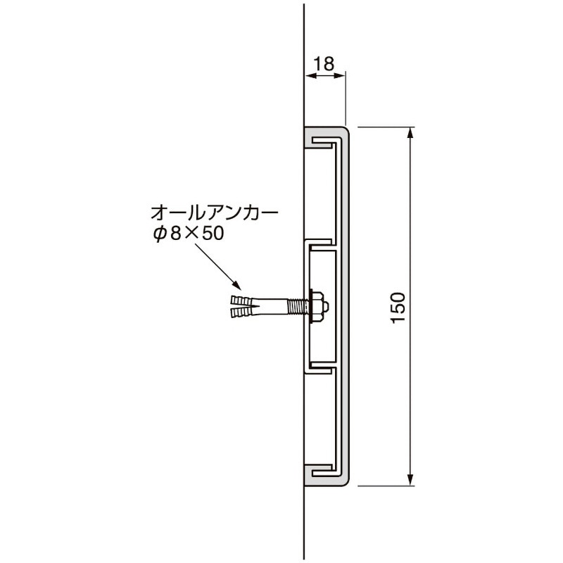 GK150-2000-P01 壁面保護材 ジャンティーガード(エンドキャップ2ヶ付) ケージーパルテック 1セット(1本×2個) GK150-2000-P01 GK150-2000-P01 壁面保護材 ジャンティーガード(エンドキャップ2ヶ付) ケージーパルテック 1セット(1本×2個) GK150-2000-P01