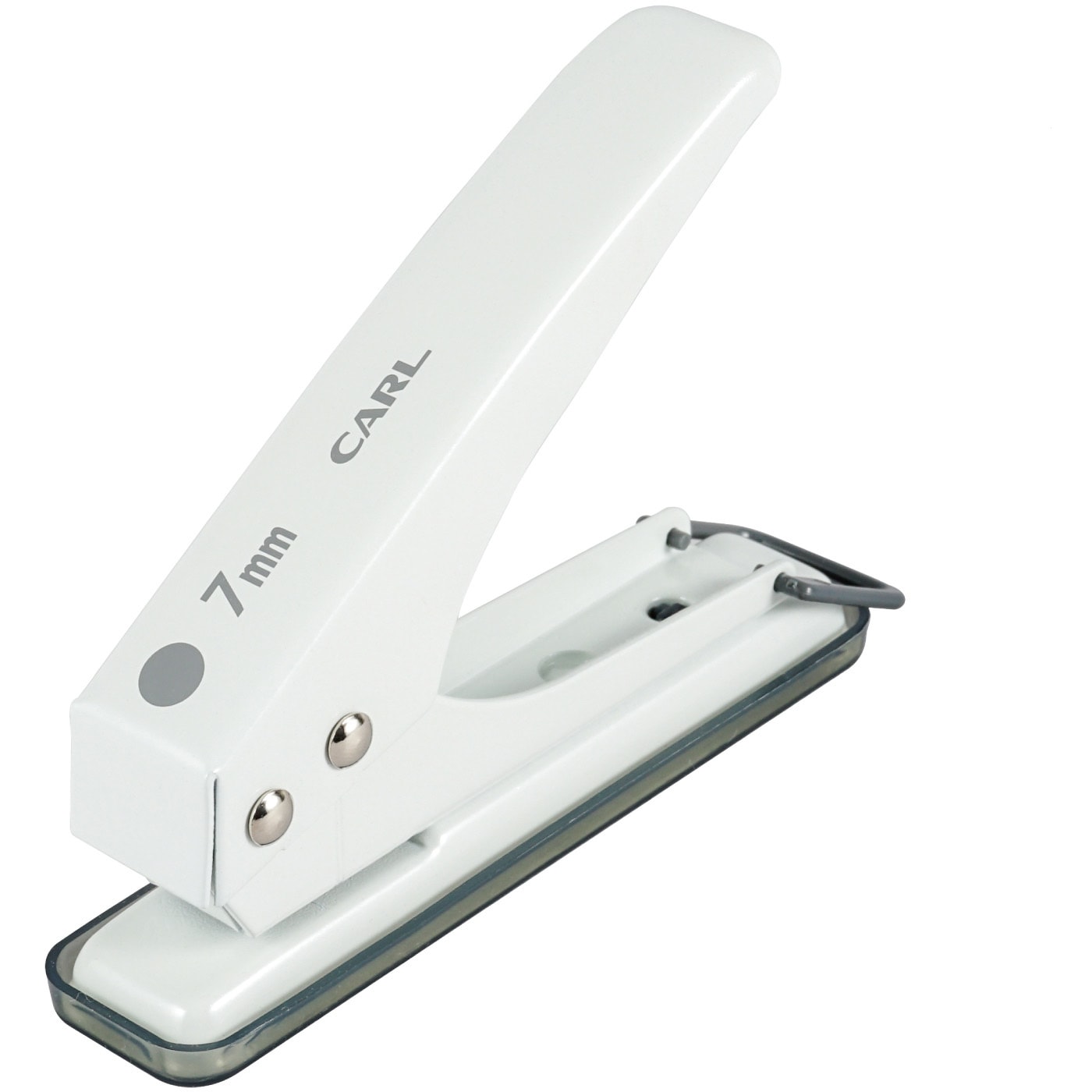 SD-170-W 1穴パンチ カール事務器 ホワイト色 穿孔能力15(コピー用紙