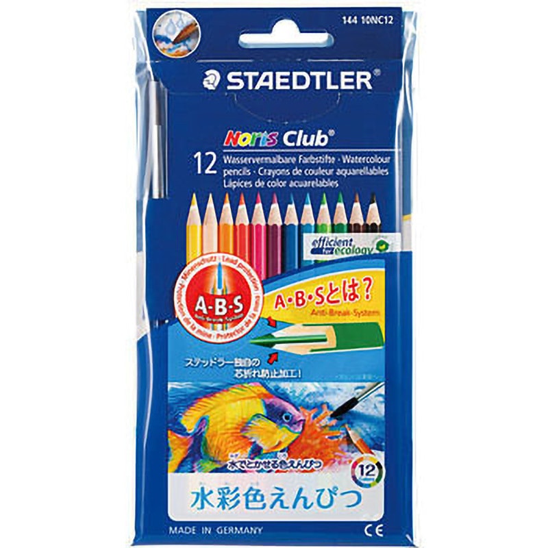 ステッドラー 色鉛筆 ジャンボ 3色(赤・青・黄) 油性色鉛筆 ノリスクラブ 1274 KP50