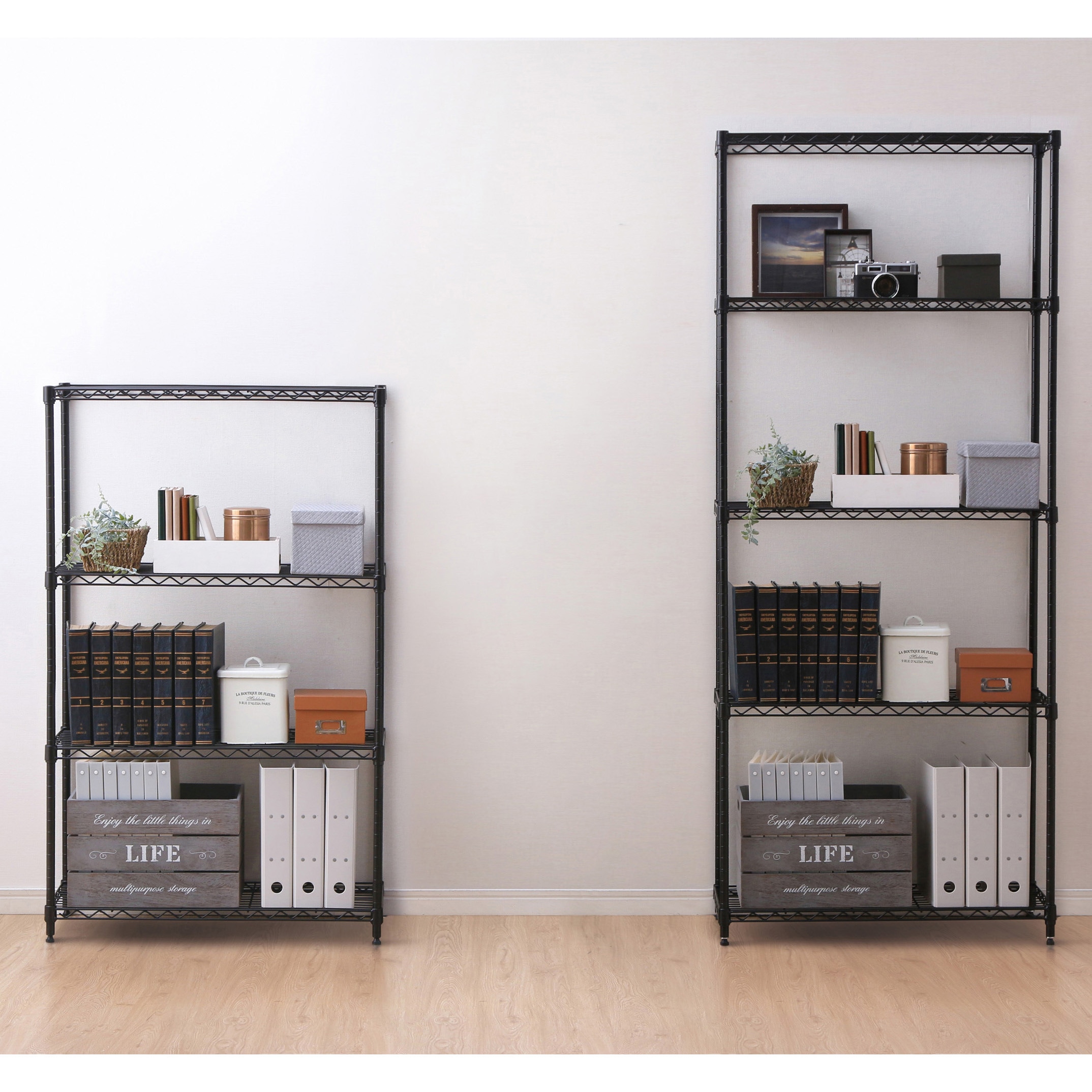 スチールラック・メタルラック GI スチールラック 幅66cm メタルラック 4段 MR-6512J (ポール直径25mm