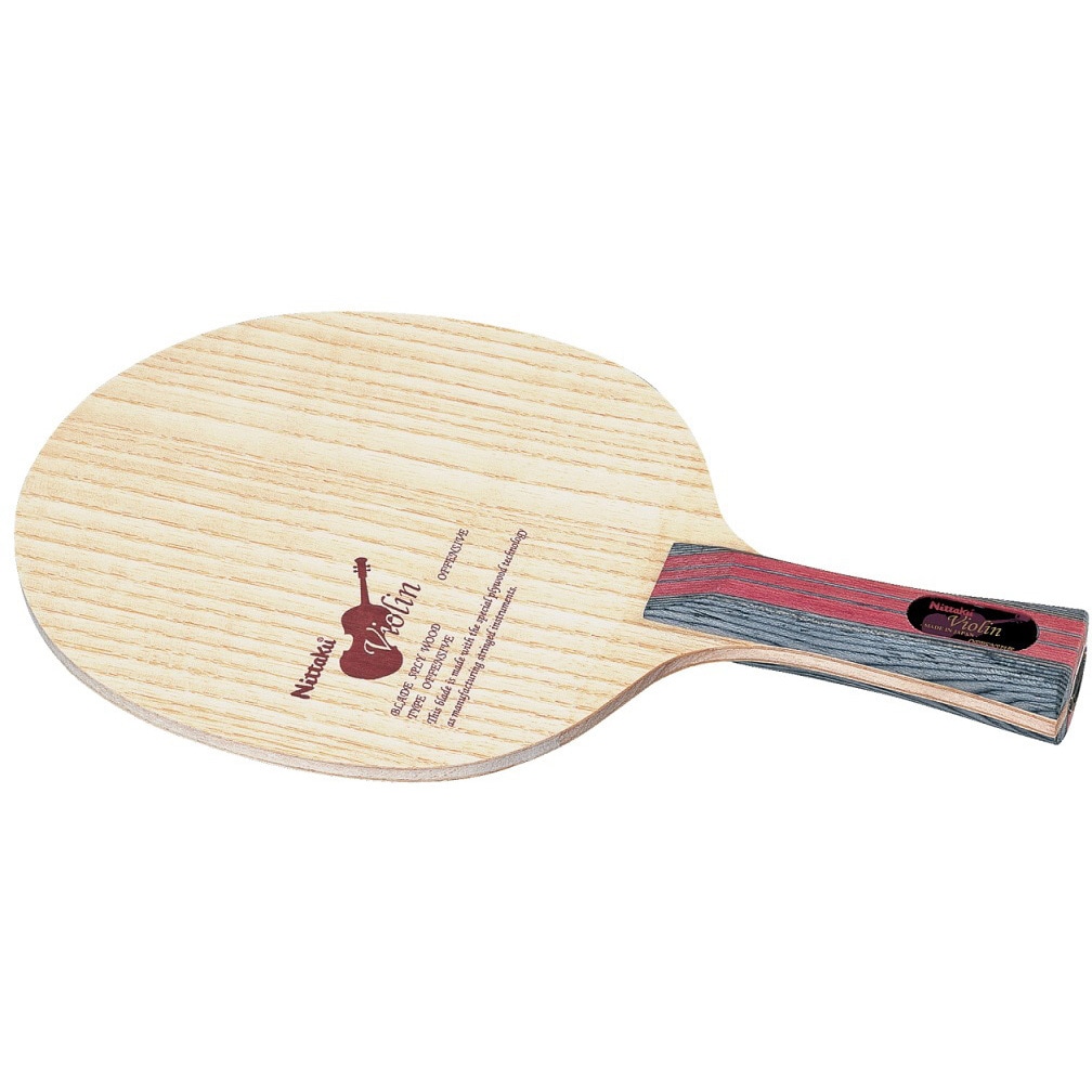 NE-6757 卓球ラケット バイオリン Nittaku(ニッタク) 攻撃用 シェークハンド(フレア型)   NE-6757