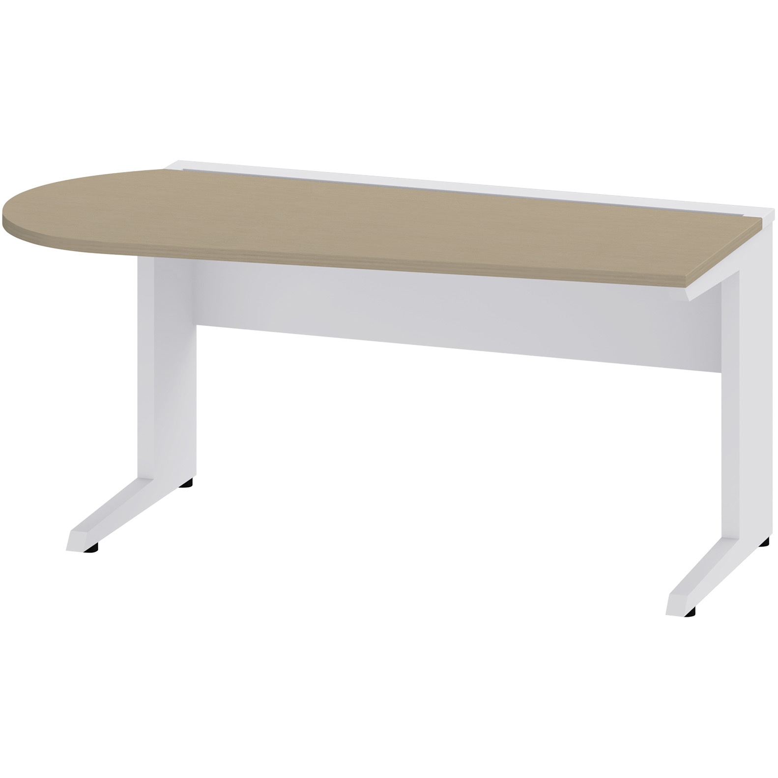 JHS-167ML-71 メディワークデスクHS 片Rストレートタイプ 左凸 W1600<配送時組立サービス付> イトーキ 高さ720mm奥行730mm  JHS-167ML-71