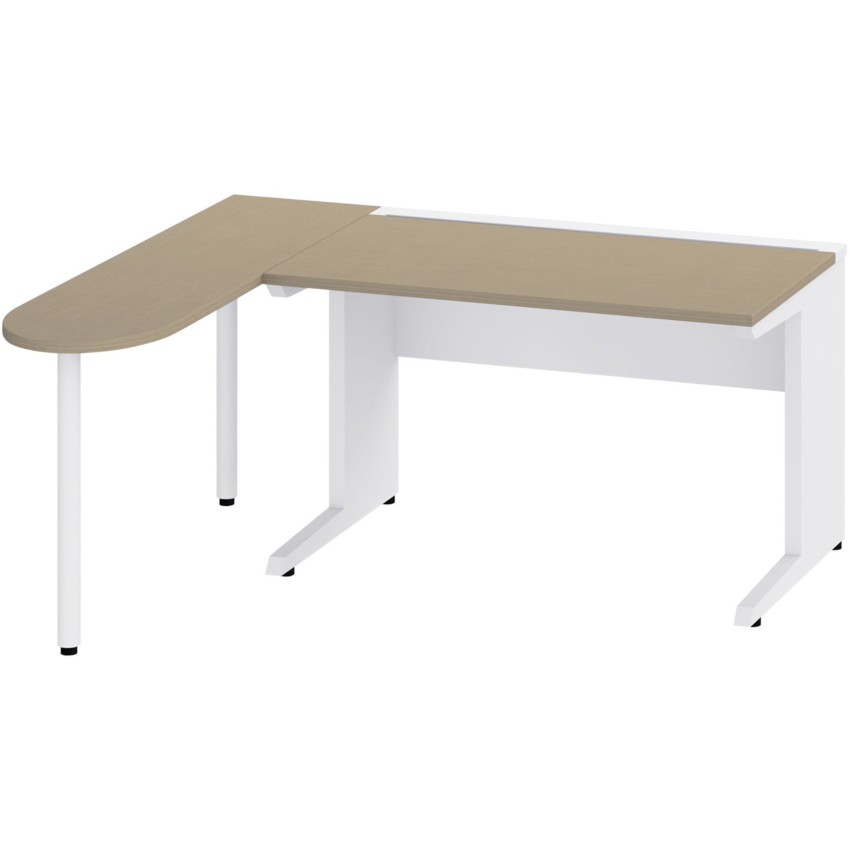 JHS-1614-71 メディワークデスクHS L型天板 W1600×D1400<配送時組立サービス付> イトーキ 高さ720mm  JHS-1614-71